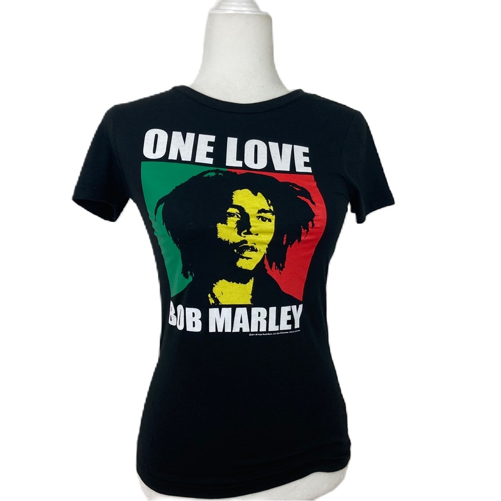 NWT Official Bob Marley One Love Rasta T-Shirt Jamaica Collection Womens S - Picture 3 of 17